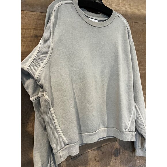JOHN ELLIOTT men's GREY SWEATSHIRT SIZE 3/ L - Picture 5 of 10